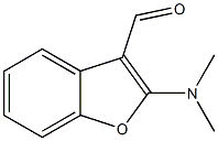 2-(dimethylamino)-1-benzofuran-3-carbaldehyde 구조식 이미지