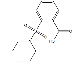 2-(dipropylsulfamoyl)benzoic acid Structure