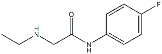 2-(ethylamino)-N-(4-fluorophenyl)acetamide Structure