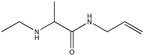 2-(ethylamino)-N-(prop-2-en-1-yl)propanamide Structure