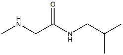 2-(methylamino)-N-(2-methylpropyl)acetamide 구조식 이미지