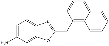 2-(naphthalen-1-ylmethyl)-1,3-benzoxazol-6-amine Structure