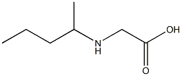 2-(pentan-2-ylamino)acetic acid 구조식 이미지