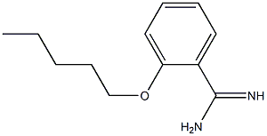 2-(pentyloxy)benzenecarboximidamide Structure