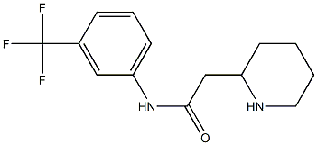 2-(piperidin-2-yl)-N-[3-(trifluoromethyl)phenyl]acetamide Structure