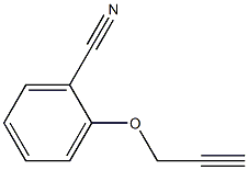 2-(prop-2-ynyloxy)benzonitrile 구조식 이미지