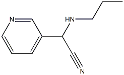 2-(propylamino)-2-(pyridin-3-yl)acetonitrile 구조식 이미지