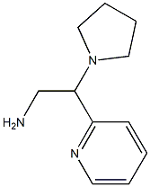 2-(pyridin-2-yl)-2-(pyrrolidin-1-yl)ethan-1-amine Structure