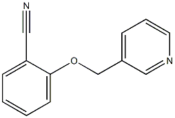 2-(pyridin-3-ylmethoxy)benzonitrile 구조식 이미지