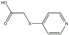 2-(pyridin-4-ylsulfanyl)acetic acid Structure