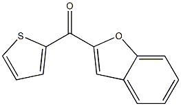 2-(thiophen-2-ylcarbonyl)-1-benzofuran 구조식 이미지