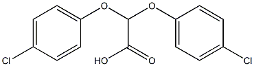 2,2-bis(4-chlorophenoxy)acetic acid 구조식 이미지