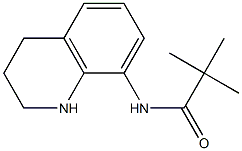 2,2-dimethyl-N-(1,2,3,4-tetrahydroquinolin-8-yl)propanamide Structure