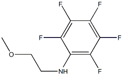 2,3,4,5,6-pentafluoro-N-(2-methoxyethyl)aniline Structure