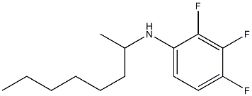 2,3,4-trifluoro-N-(octan-2-yl)aniline Structure