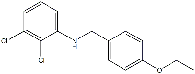 2,3-dichloro-N-[(4-ethoxyphenyl)methyl]aniline 구조식 이미지