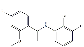 2,3-dichloro-N-[1-(2,4-dimethoxyphenyl)ethyl]aniline 구조식 이미지