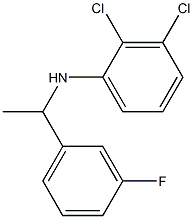 2,3-dichloro-N-[1-(3-fluorophenyl)ethyl]aniline 구조식 이미지