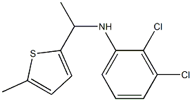 2,3-dichloro-N-[1-(5-methylthiophen-2-yl)ethyl]aniline 구조식 이미지