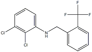 2,3-dichloro-N-{[2-(trifluoromethyl)phenyl]methyl}aniline 구조식 이미지