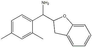 2,3-dihydro-1-benzofuran-2-yl(2,4-dimethylphenyl)methanamine 구조식 이미지