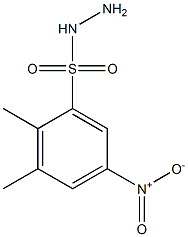 2,3-dimethyl-5-nitrobenzene-1-sulfonohydrazide Structure