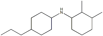 2,3-dimethyl-N-(4-propylcyclohexyl)cyclohexan-1-amine Structure