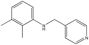 2,3-dimethyl-N-(pyridin-4-ylmethyl)aniline Structure