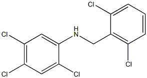 2,4,5-trichloro-N-[(2,6-dichlorophenyl)methyl]aniline Structure