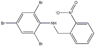 2,4,6-tribromo-N-[(2-nitrophenyl)methyl]aniline Structure
