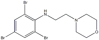 2,4,6-tribromo-N-[2-(morpholin-4-yl)ethyl]aniline Structure