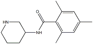 2,4,6-trimethyl-N-(piperidin-3-yl)benzamide Structure