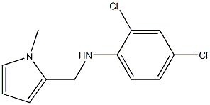 2,4-dichloro-N-[(1-methyl-1H-pyrrol-2-yl)methyl]aniline Structure