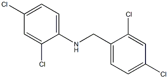 2,4-dichloro-N-[(2,4-dichlorophenyl)methyl]aniline 구조식 이미지