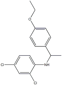 2,4-dichloro-N-[1-(4-ethoxyphenyl)ethyl]aniline 구조식 이미지