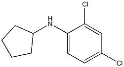 2,4-dichloro-N-cyclopentylaniline 구조식 이미지