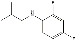 2,4-difluoro-N-(2-methylpropyl)aniline Structure