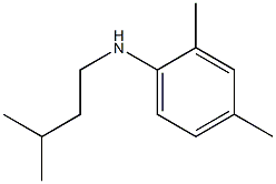 2,4-dimethyl-N-(3-methylbutyl)aniline Structure