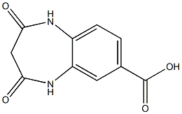 2,4-dioxo-2,3,4,5-tetrahydro-1H-1,5-benzodiazepine-7-carboxylic acid Structure