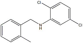 2,5-dichloro-N-[(2-methylphenyl)methyl]aniline 구조식 이미지