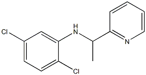 2,5-dichloro-N-[1-(pyridin-2-yl)ethyl]aniline 구조식 이미지