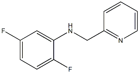 2,5-difluoro-N-(pyridin-2-ylmethyl)aniline 구조식 이미지