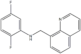 2,5-difluoro-N-(quinolin-8-ylmethyl)aniline Structure