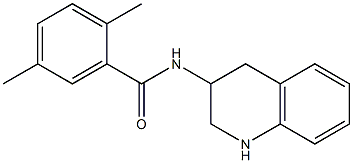 2,5-dimethyl-N-(1,2,3,4-tetrahydroquinolin-3-yl)benzamide Structure