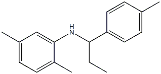 2,5-dimethyl-N-[1-(4-methylphenyl)propyl]aniline Structure