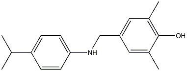 2,6-dimethyl-4-({[4-(propan-2-yl)phenyl]amino}methyl)phenol 구조식 이미지