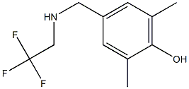 2,6-dimethyl-4-{[(2,2,2-trifluoroethyl)amino]methyl}phenol 구조식 이미지