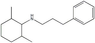 2,6-dimethyl-N-(3-phenylpropyl)cyclohexan-1-amine Structure