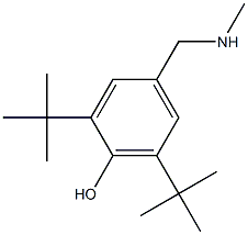 2,6-di-tert-butyl-4-[(methylamino)methyl]phenol 구조식 이미지