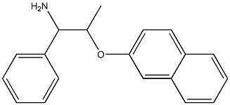 2-[(1-amino-1-phenylpropan-2-yl)oxy]naphthalene 구조식 이미지